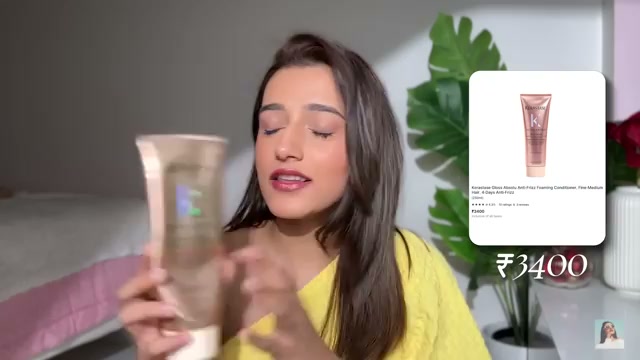 @aashiadani reviewing Kérastase Gloss Absolu Conditioner at 07:07 in a YouTube Shorts video