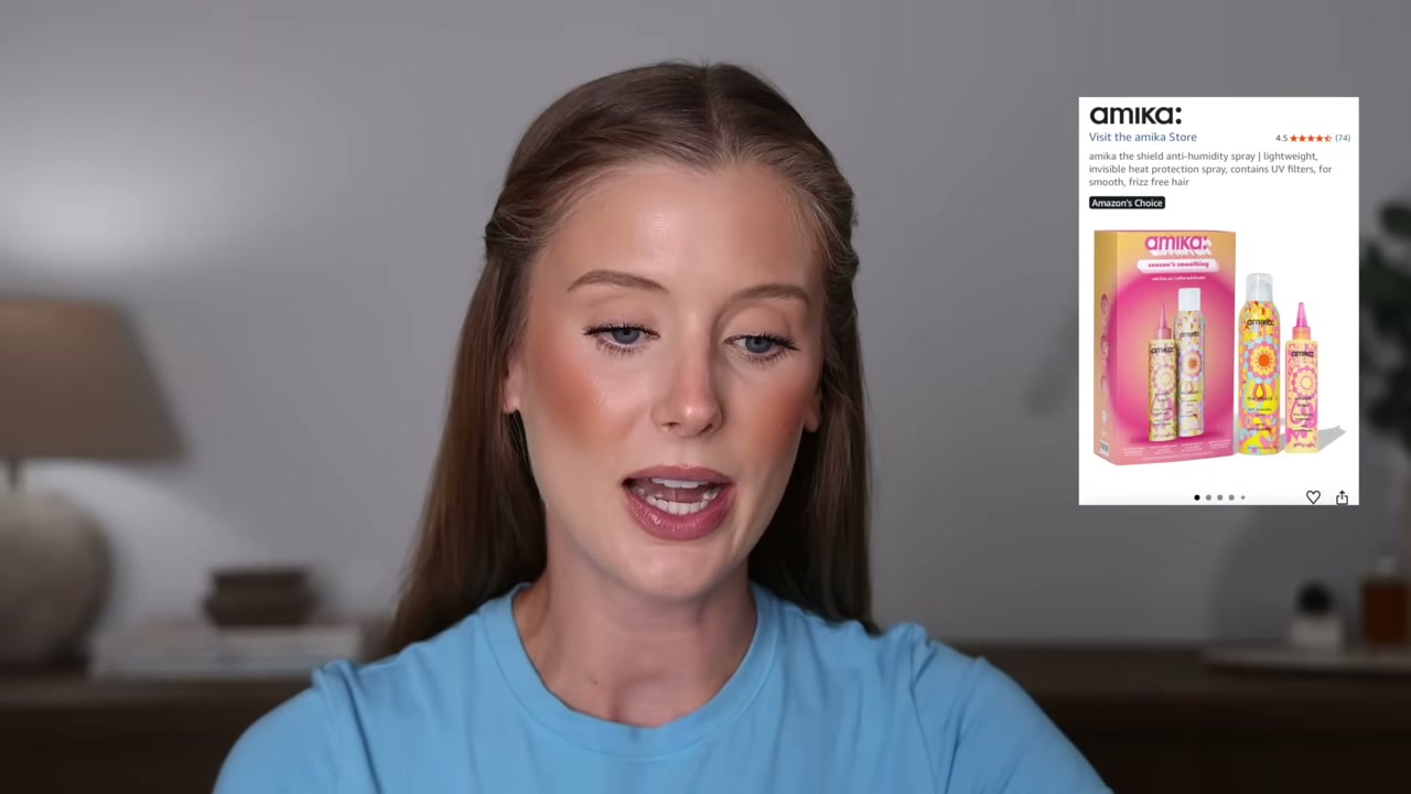 @abbeyyung reviewing amika Smooth Over Frizz Fighting Treatment at 30:26 in a YouTube Shorts video