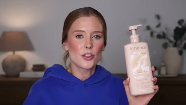 @abbeyyung reviewing Athena Club Skin Replenishing Body Wash at 54:07 in a YouTube Shorts video