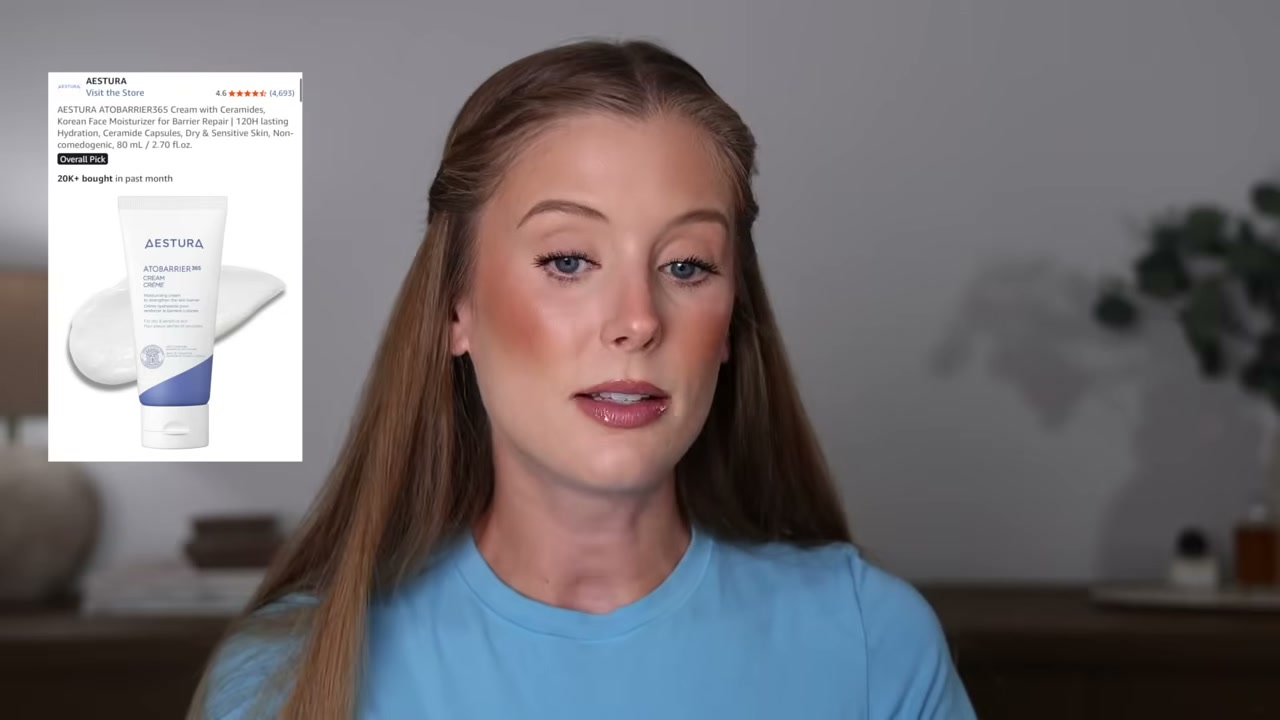 @abbeyyung reviewing Aurora At Barrier 365 Cream at 05:50 in a YouTube Shorts video
