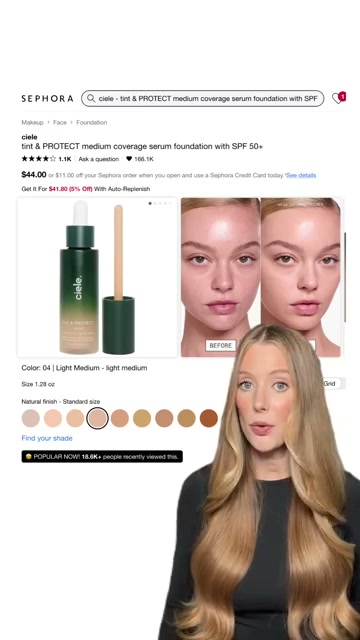 tint & PROTECT Serum Foundation with SPF 50+