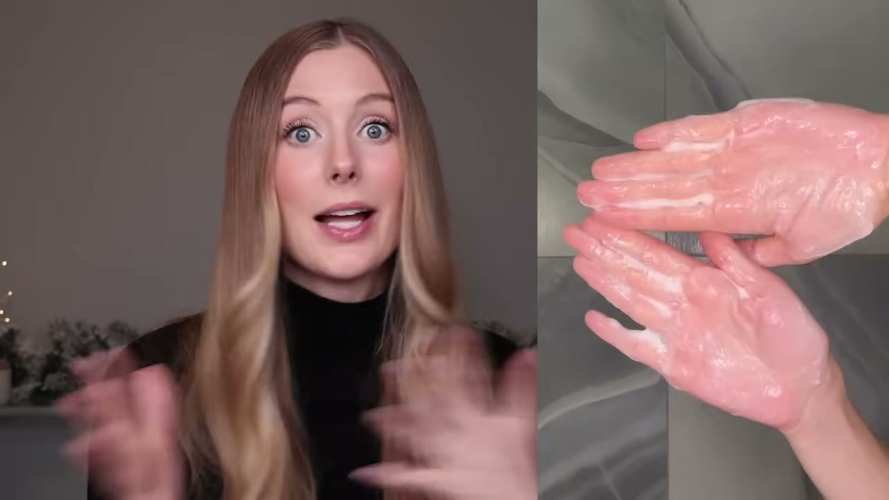 @abbeyyung reviewing Dove Bond Strength Conditioner at 12:02 in a YouTube Shorts video