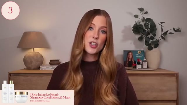 @abbeyyung reviewing Dove Intensive Repair Collection at 02:14 in a YouTube Shorts video