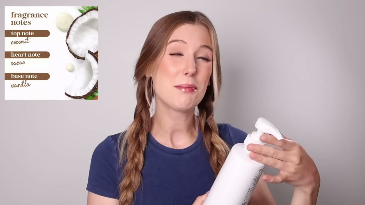 @abbeyyung reviewing Dove Restoring Body Wash at 02:35 in a YouTube Shorts video