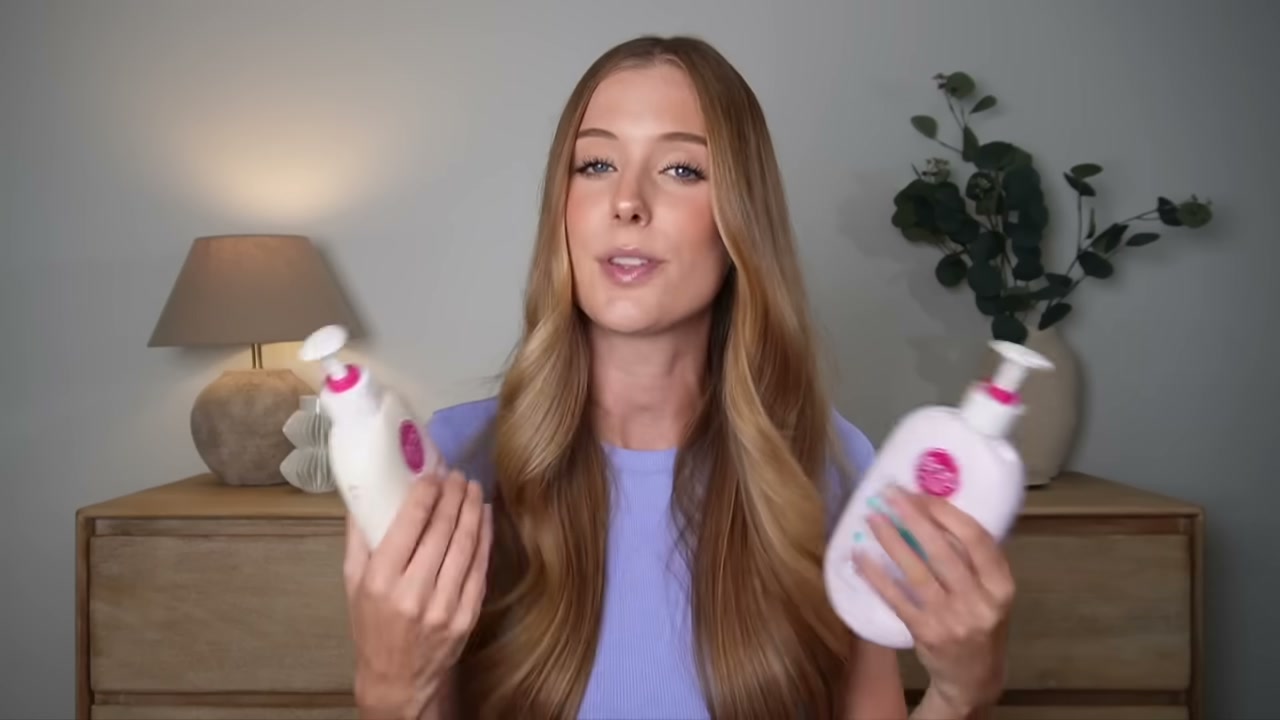 @abbeyyung reviewing eos Shea Better 24H Moisture Body Lotion at 13:54 in a YouTube Shorts video