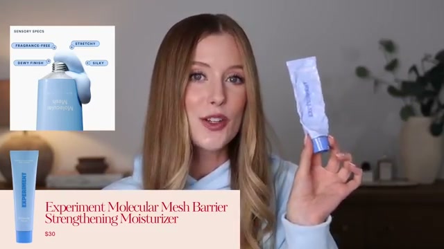 @abbeyyung reviewing Experiment Molecular Mesh Barrier Strengthening Moisturizer at 09:17 in a YouTube Shorts video