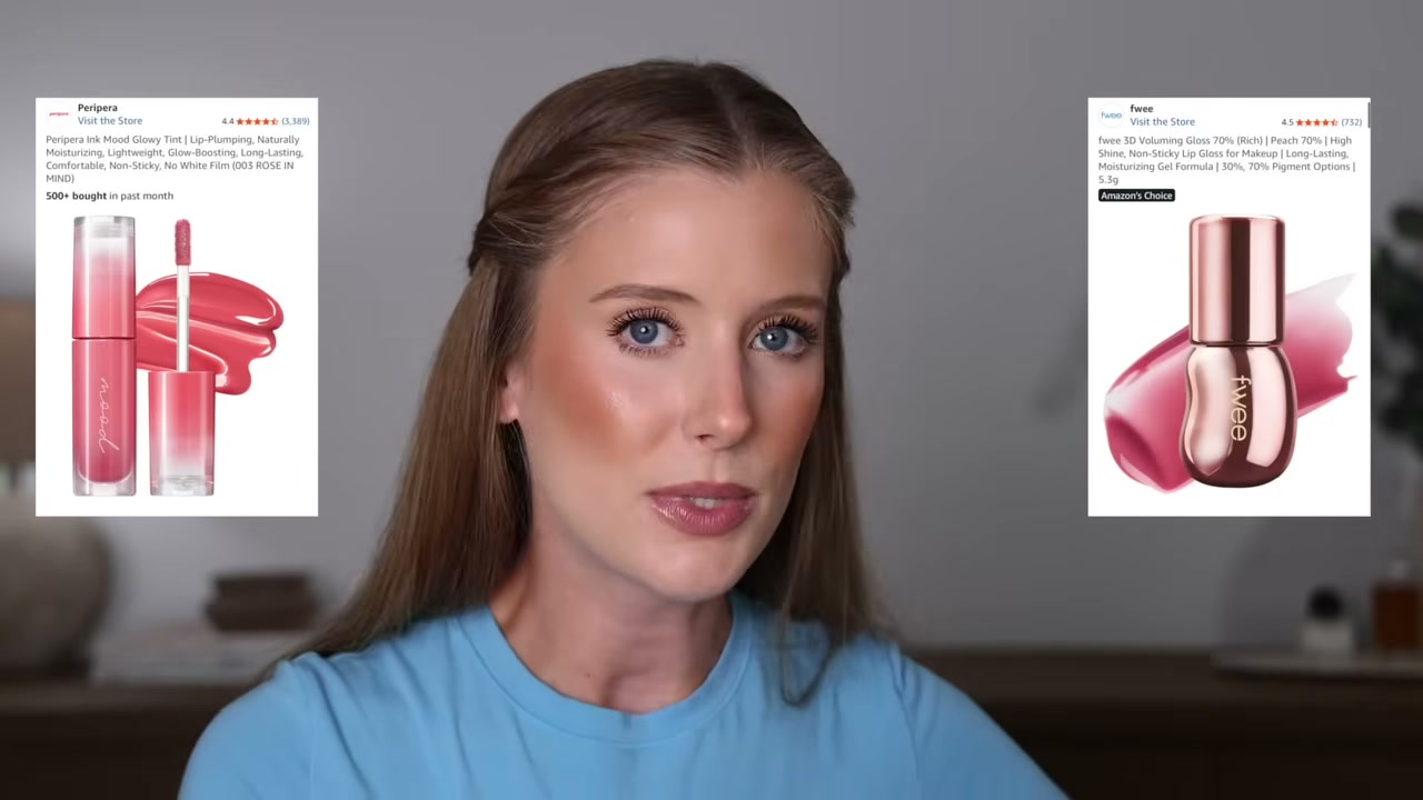 @abbeyyung reviewing fwee 3D Volumizing Gloss at 21:04 in a YouTube Shorts video