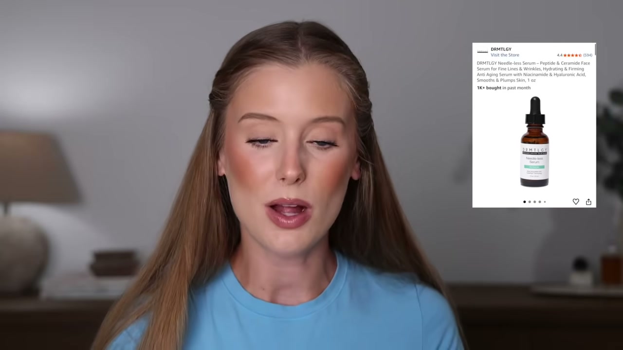 @abbeyyung reviewing Isle of Paradise Stem 3 Clinical Recovery Serum at 04:14 in a YouTube Shorts video