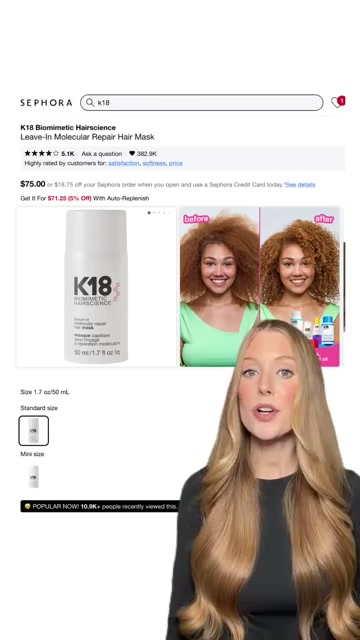 Leave-In Molecular Repair Hair Mask