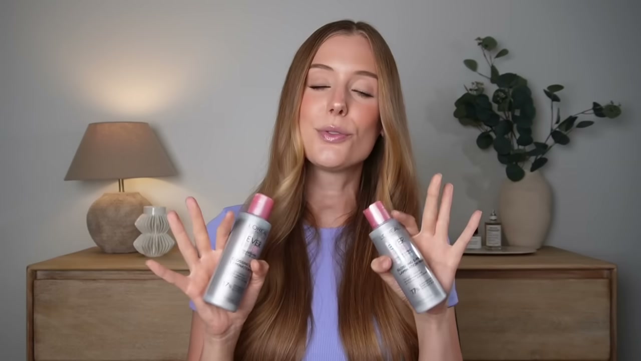 @abbeyyung reviewing L'Oreal Paris Everpure Glossing 5 Minute Lamination Mask Treatment at 17:11 in a YouTube Shorts video