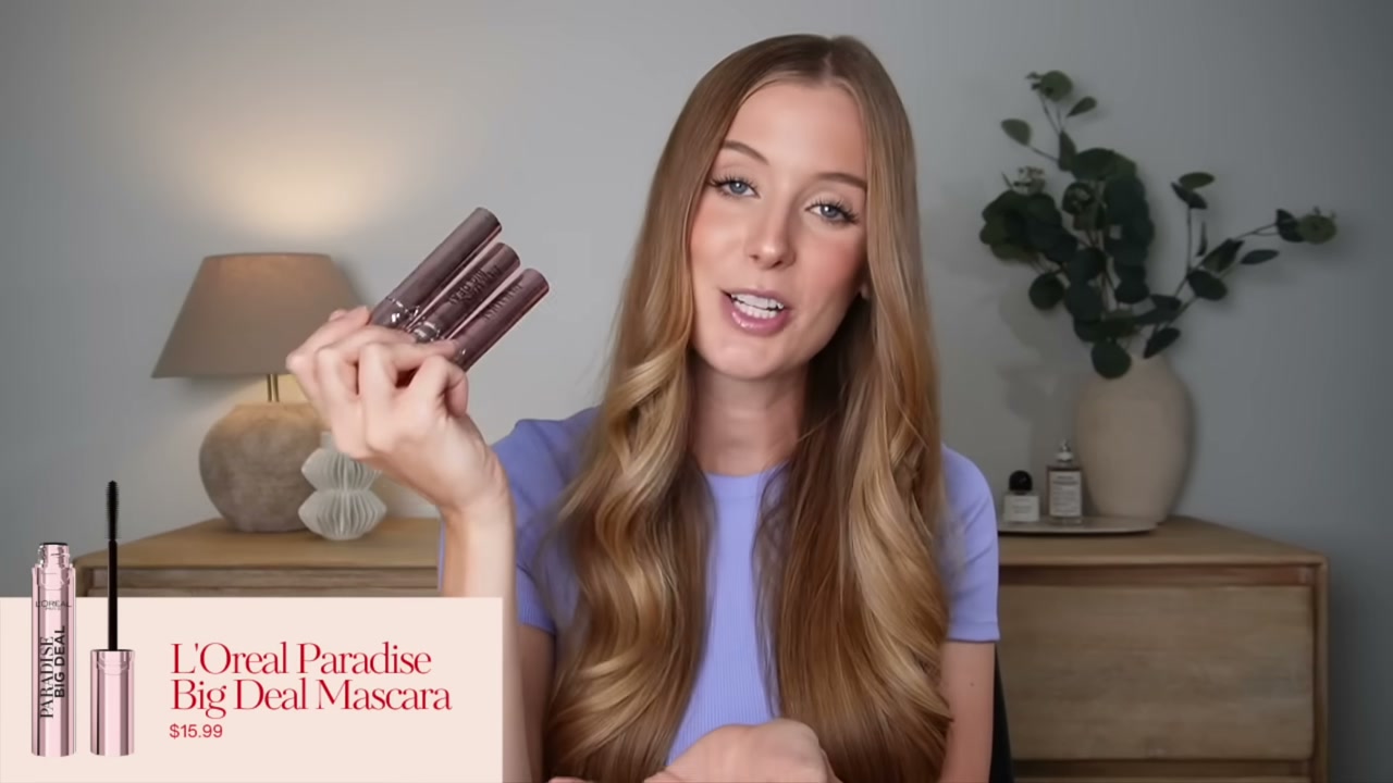 @abbeyyung reviewing L'Oreal Paris Paradise Big Deal Mascara at 09:57 in a YouTube Shorts video