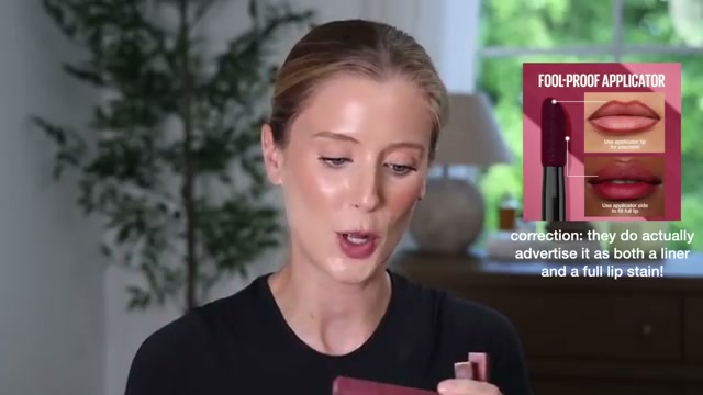 @abbeyyung reviewing Maybelline Super Stay Peel-Off Lip Liner Stain at 28:33 in a YouTube Shorts video