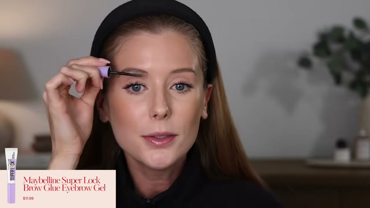 @abbeyyung reviewing Maybelline Superlock Brow Glue at 27:07 in a YouTube Shorts video