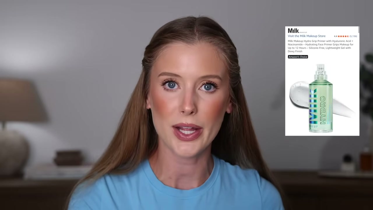 @abbeyyung reviewing Milk Makeup Hydro Grip Primer at 19:03 in a YouTube Shorts video