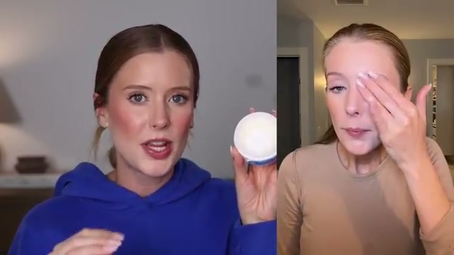 @abbeyyung reviewing NYX Professional Makeup The Face Unglue Makeup Remover Cleansing Balm at 02:20 in a YouTube Shorts video