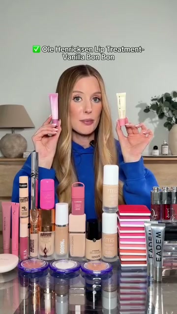 @abbeyyung reviewing Ole Henriksen Pout Preserve Chillers Peptide Lip Treatment at 01:55 in a YouTube Shorts video