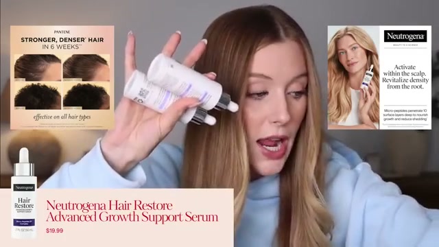 @abbeyyung reviewing Pantene Abundant & Strong Serum at 22:45 in a YouTube Shorts video