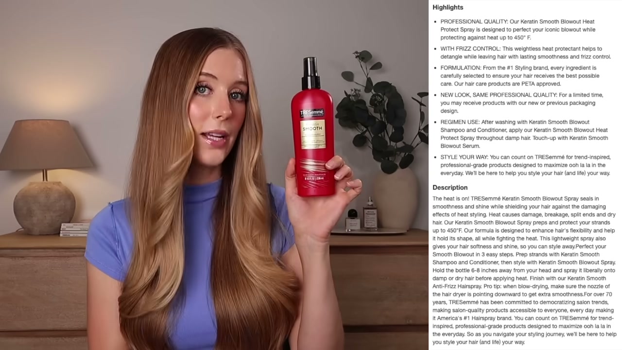 @abbeyyung reviewing Pantene Miracle Rescue Intensive Bond Repair Mask at 05:18 in a YouTube Shorts video