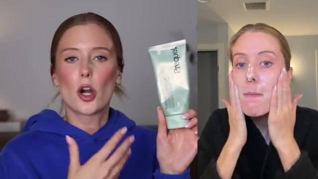 @abbeyyung reviewing Prequel Redness Reform Sulfur Cleanser at 07:45 in a YouTube Shorts video