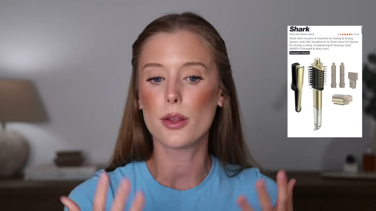 @abbeyyung reviewing Shark Glam Styler at 32:29 in a YouTube Shorts video