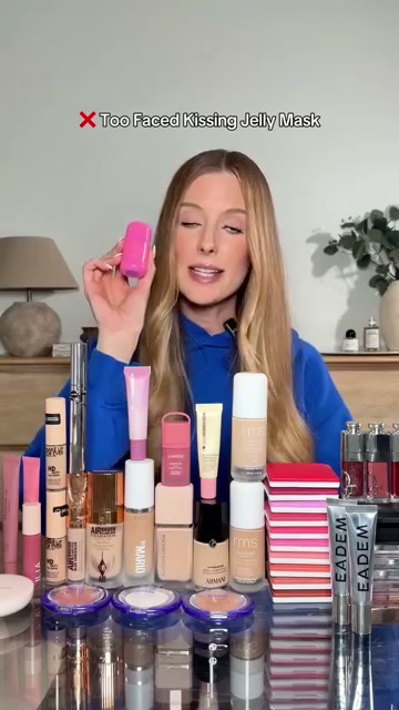 @abbeyyung reviewing Too Faced Kissing Jelly Lip Mask at 02:53 in a YouTube Shorts video