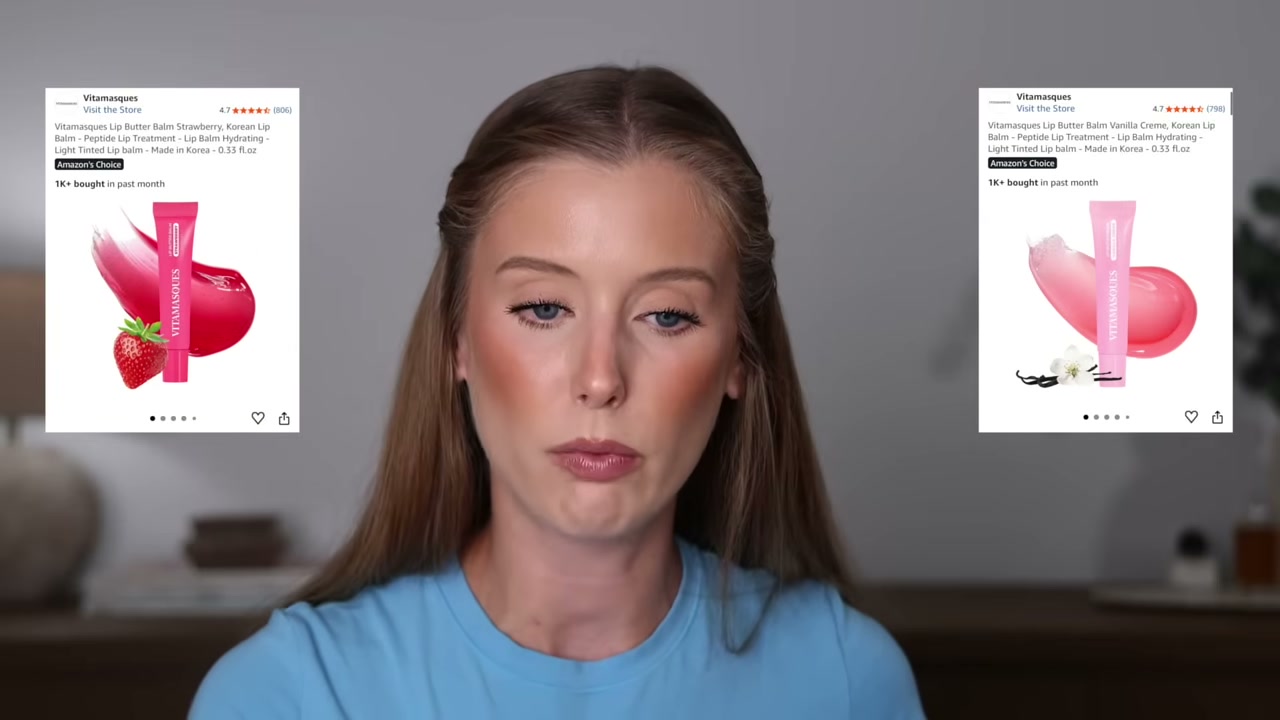 @abbeyyung reviewing Vitamask Lip Butter Balm at 21:43 in a YouTube Shorts video