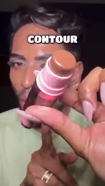 @adityamadiraju reviewing DIBS Beauty Duet Baked Blush at 01:11 in a YouTube Shorts video