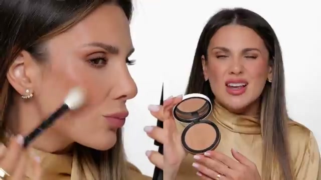 @aliandreea reviewing Hermès Glow Mineral Powder at 21:05 in a YouTube Shorts video