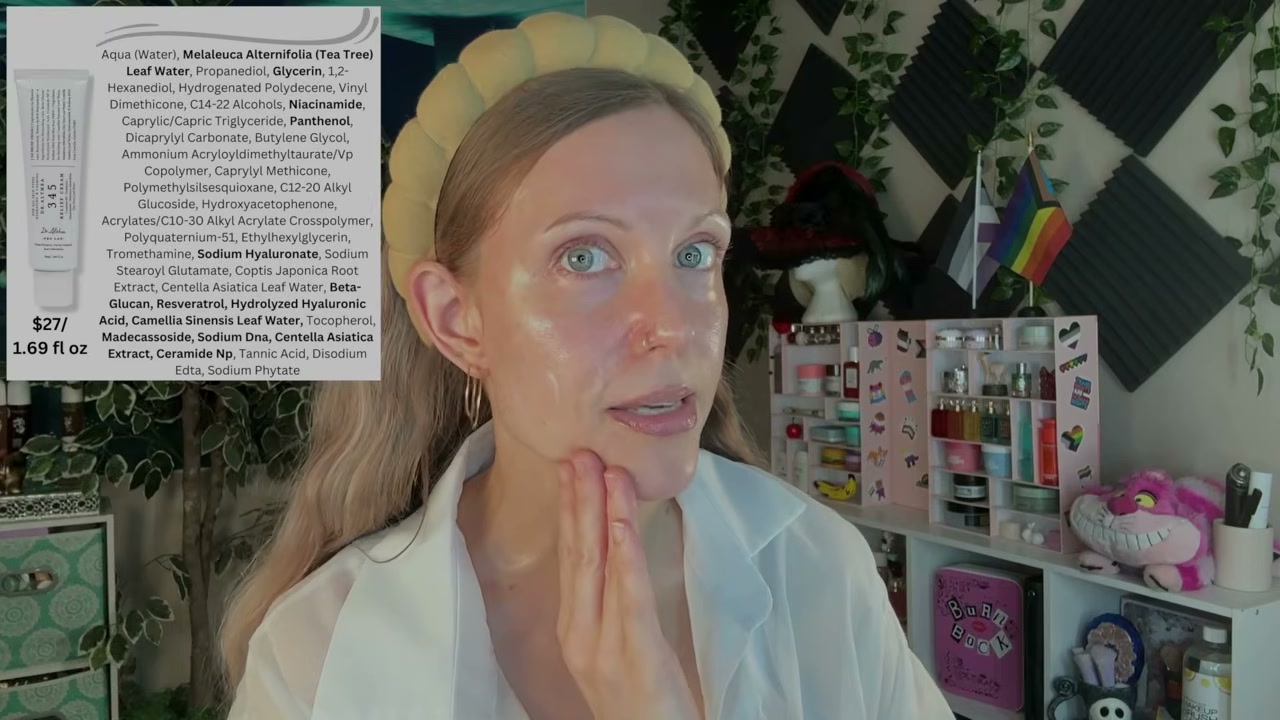 @aliceintherabbithole reviewing Dr. Althea 345 Relief Cream at 09:49 in a YouTube Shorts video