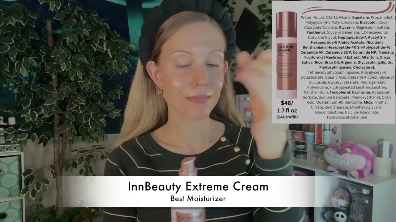 @aliceintherabbithole reviewing In Beauty Extreme Cream at 11:00 in a YouTube Shorts video
