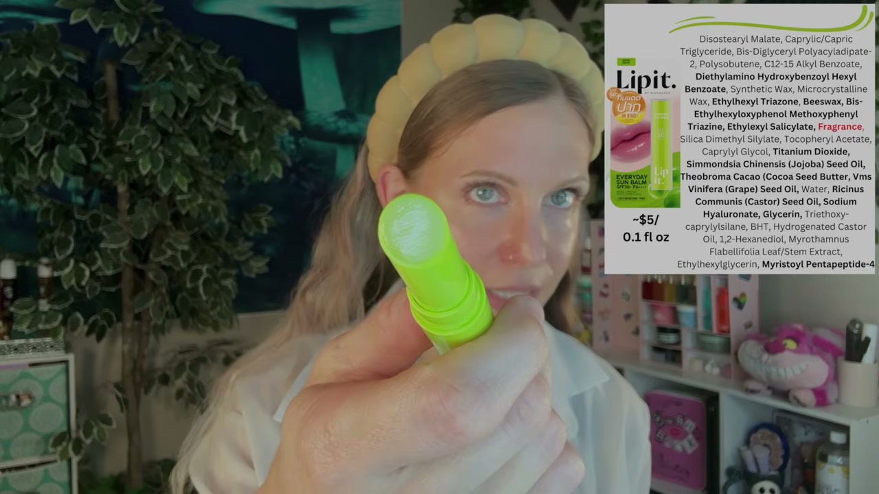 @aliceintherabbithole reviewing Lipit Everyday Sun Balm at 17:41 in a YouTube Shorts video