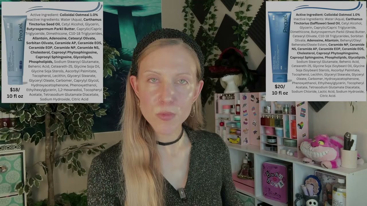 @aliceintherabbithole reviewing Prequel Barrier Therapy at 14:12 in a YouTube Shorts video