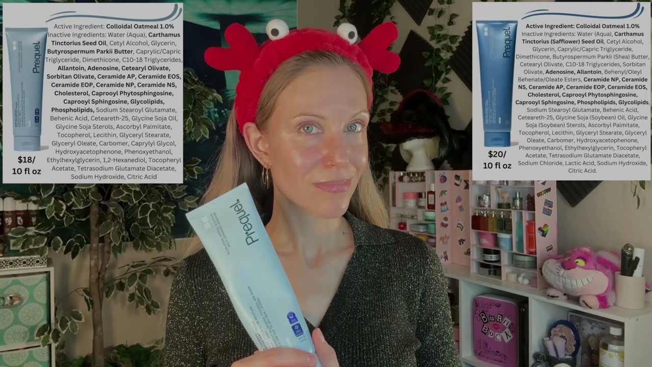 @aliceintherabbithole reviewing Prequel Barrier Therapy at 15:17 in a YouTube Shorts video