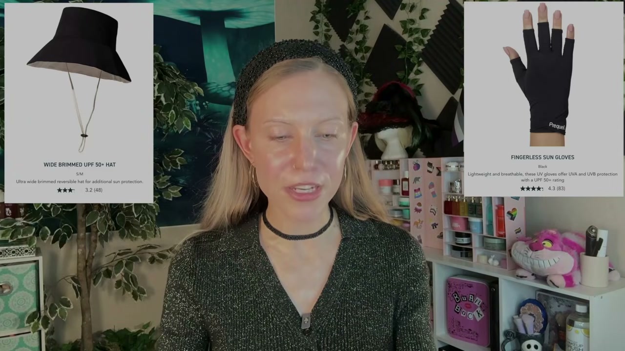 @aliceintherabbithole reviewing Prequel Fingerless Gloves at 19:33 in a YouTube Shorts video
