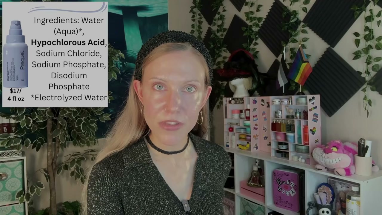 @aliceintherabbithole reviewing Prequel Universal Skin Solution Mist at 15:45 in a YouTube Shorts video