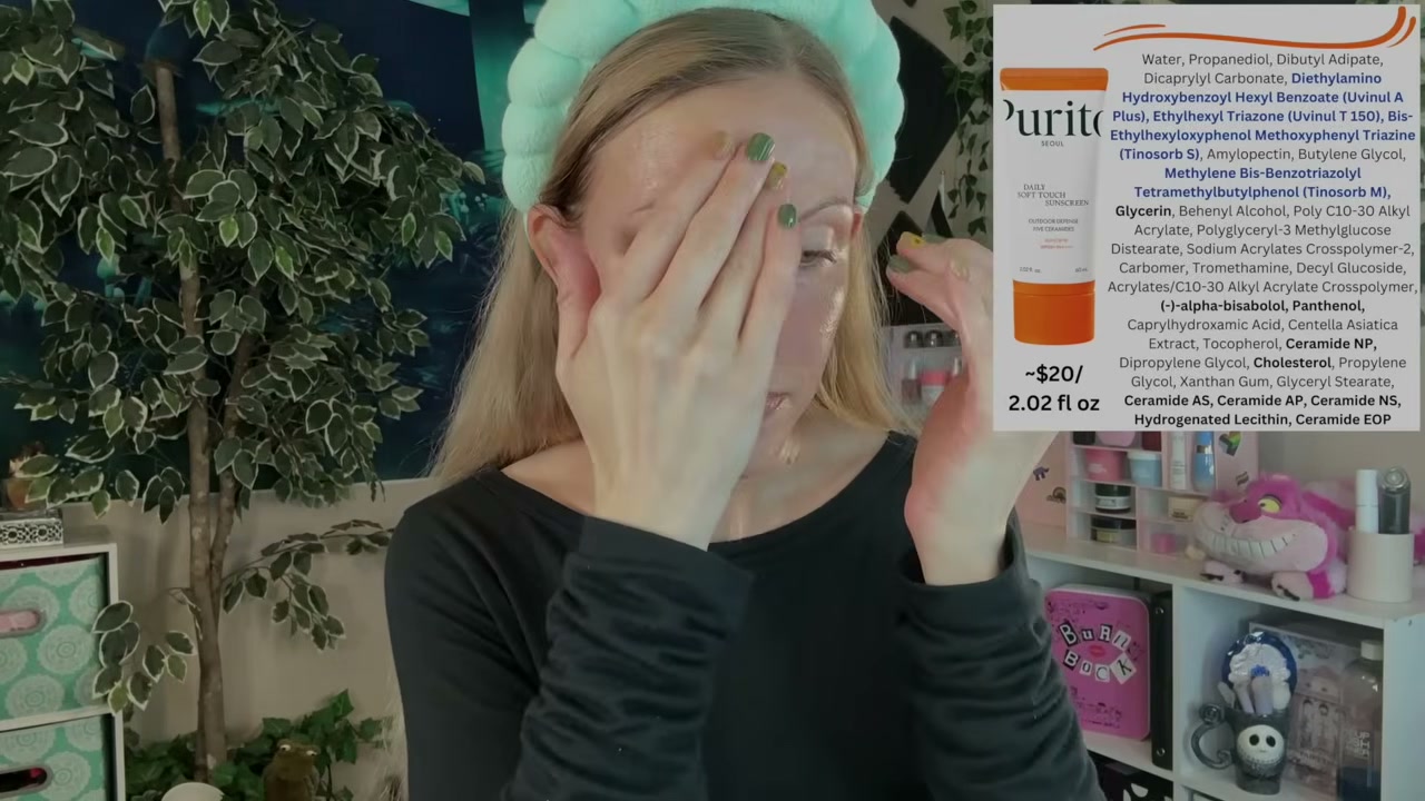@aliceintherabbithole reviewing Purito Daily Soft Touch Sunscreen SPF50+ PA++++ at 23:34 in a YouTube Shorts video