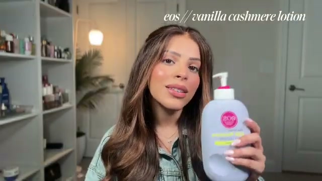 @alishasapproach reviewing eos Vanilla Cashmere Body Lotion at 16:11 in a YouTube Shorts video