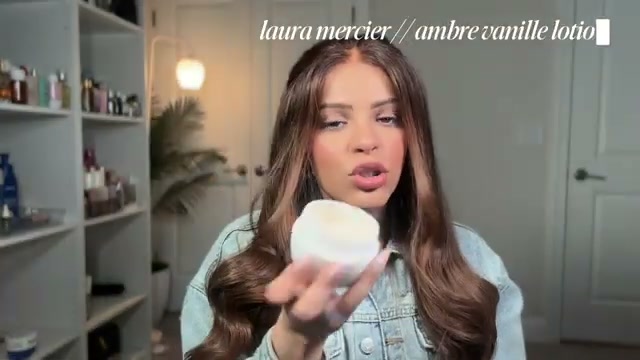 @alishasapproach reviewing Laura Mercier Amber Vanil Body Lotion at 06:58 in a YouTube Shorts video
