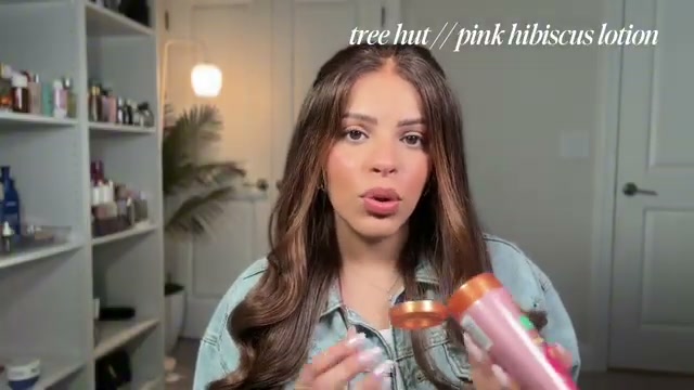 @alishasapproach reviewing Tree Hut Pink Hibiscus Body Lotion at 07:52 in a YouTube Shorts video