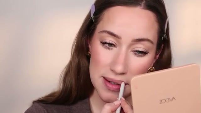 @allieglines reviewing Ravie Beauty Soft Definition Longwear Lip Liner at 20:44 in a YouTube Shorts video