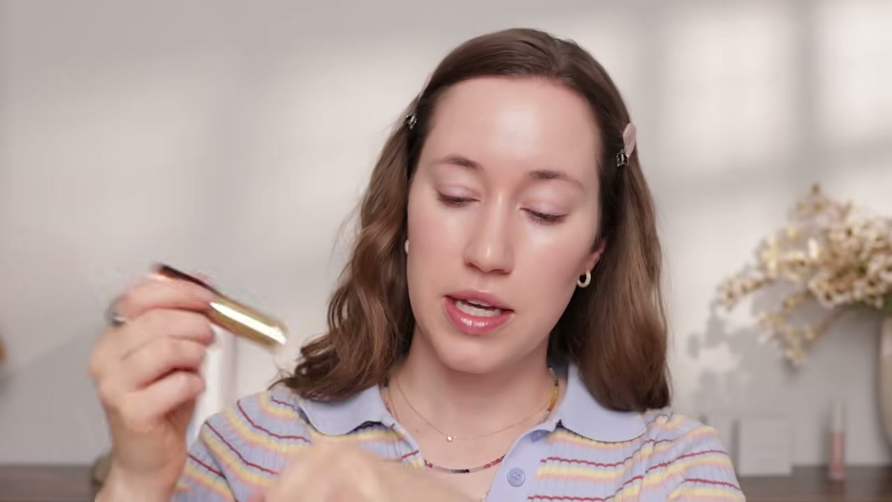 @allieglines reviewing Too Faced Chocolate Soleil Melting Bronzing & Sculpting Stick at 09:15 in a YouTube Shorts video