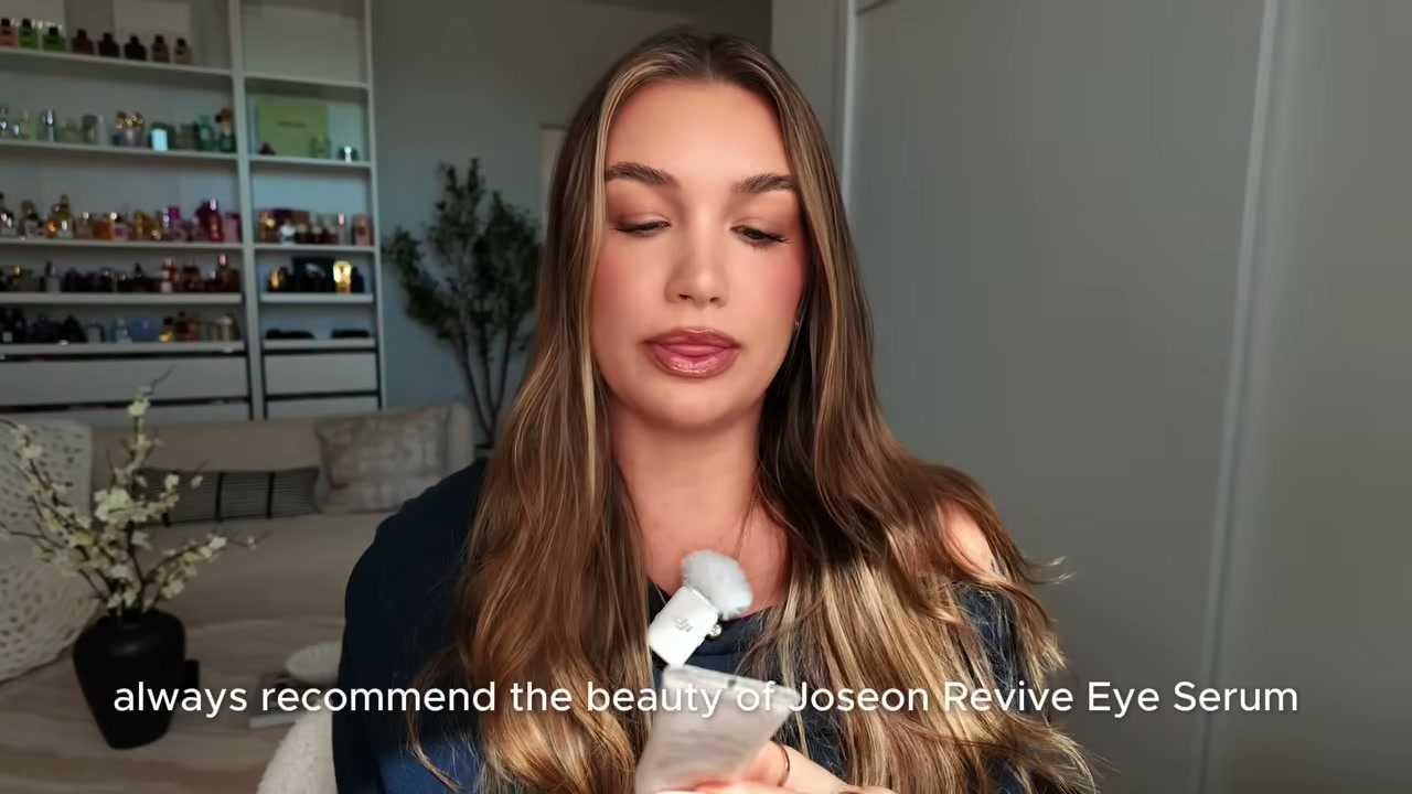 @allisonhoeller reviewing Beauty of Joseon Revive Eye Serum at 04:34 in a YouTube Shorts video