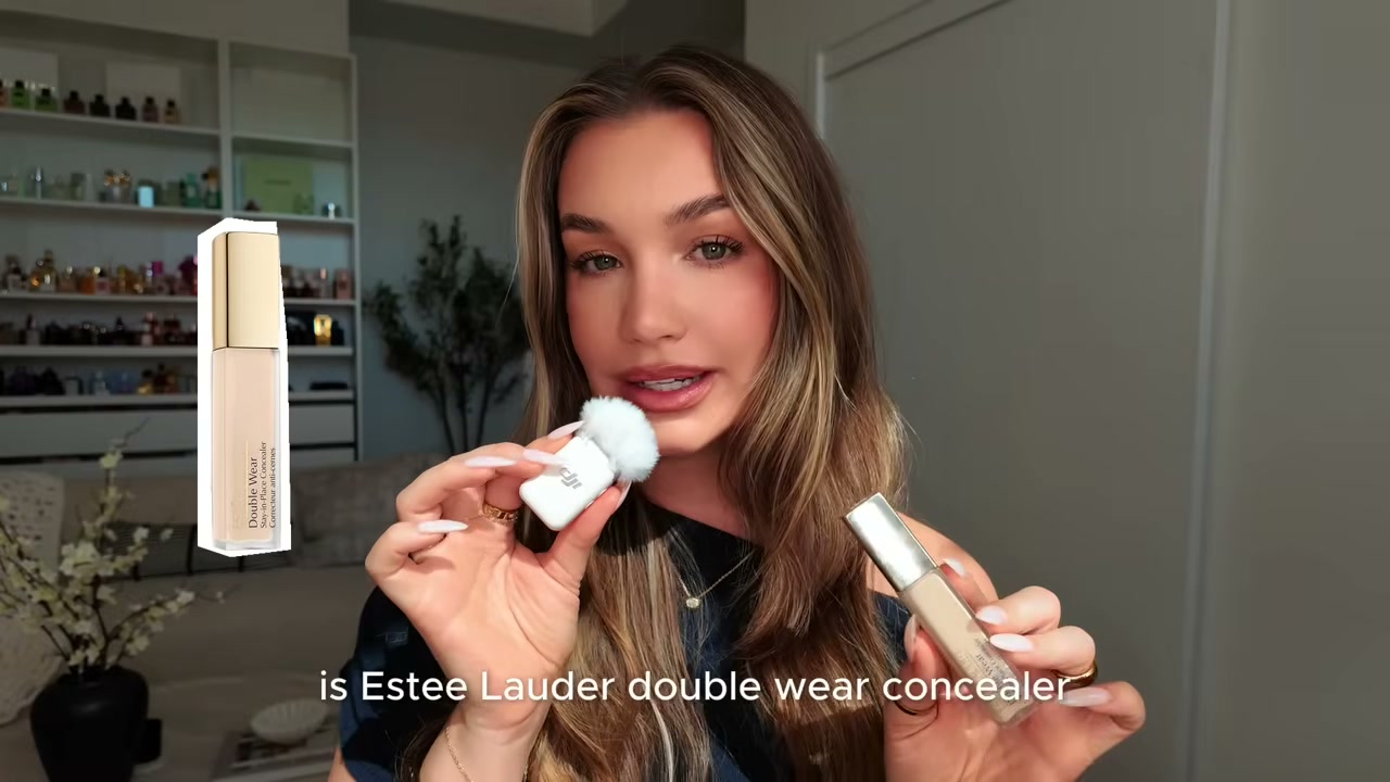 @allisonhoeller reviewing Estée Lauder Double Wear Concealer at 10:26 in a YouTube Shorts video