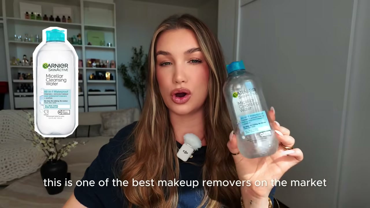 @allisonhoeller reviewing Garnier Micellar Cleansing Water at 02:37 in a YouTube Shorts video
