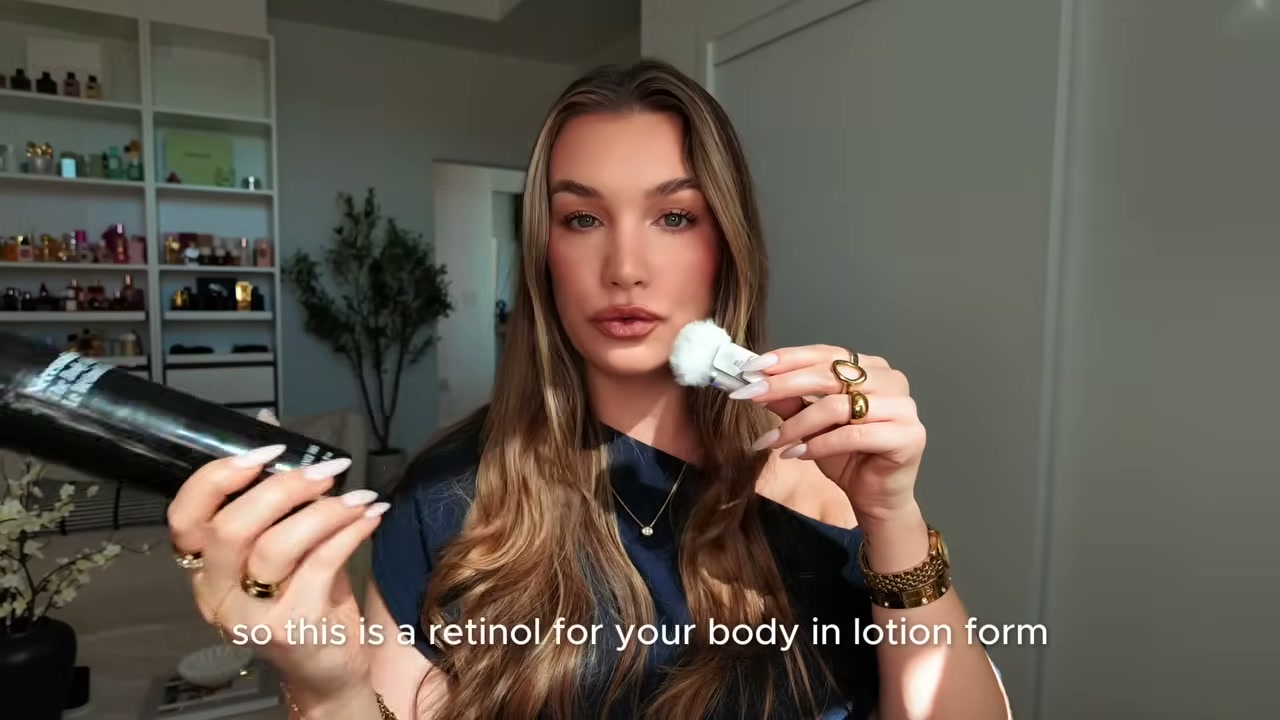 @allisonhoeller reviewing Nécessaire The Body Retinol Lotion at 11:46 in a YouTube Shorts video
