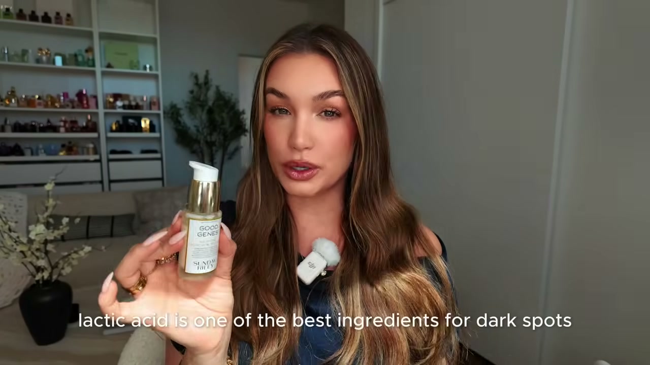 @allisonhoeller reviewing Sunday Riley Good Genes at 03:55 in a YouTube Shorts video