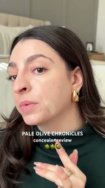@alwaysandreanna reviewing Made By Mitchell Bolt Balm Concealer at 00:22 in a YouTube Shorts video