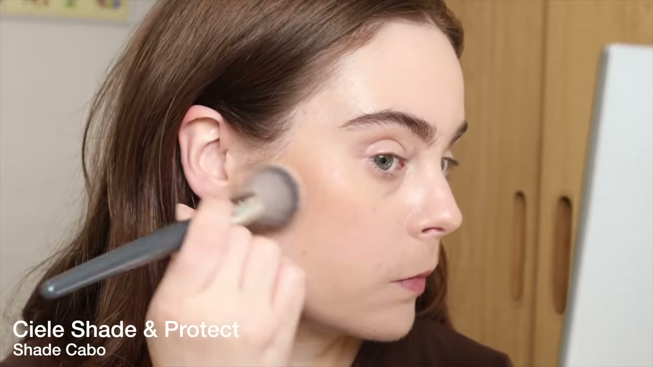 @amandaz reviewing Ciele Shade & Protect Bronzer SPF 45 at 21:10 in a YouTube Shorts video