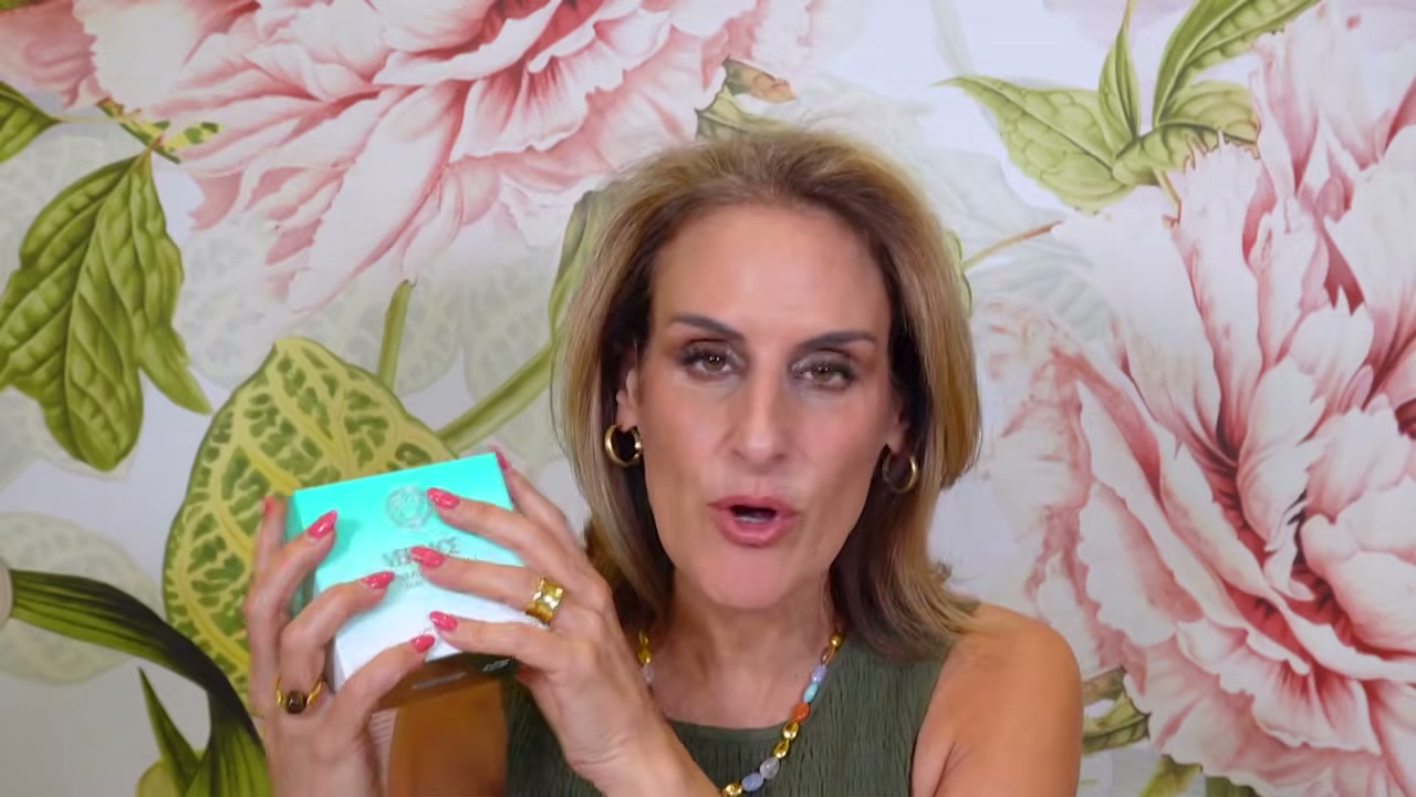 @ameliasbeautychat reviewing Versace Crystal Emerald at 56:14 in a YouTube Shorts video