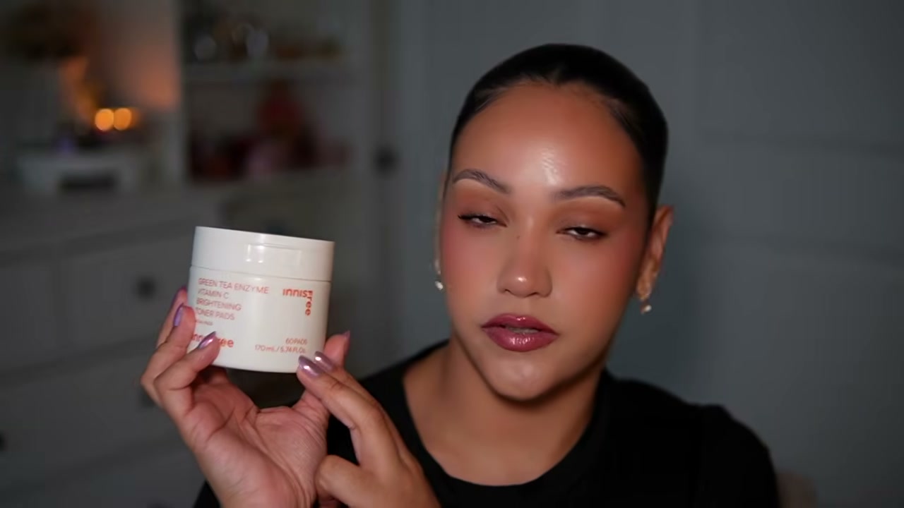 Green Tea Enzyme Vitamin C Brightening Toner Pads